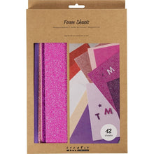 Load image into Gallery viewer, Creativ Company – Foam Sheets: Purple &amp; Pink Mix
