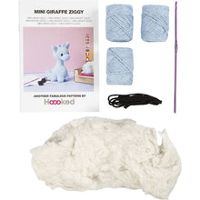 Load image into Gallery viewer, Hoooked X Creativ - Crochet Craft Kit - Amigurumi Blue Giraffe
