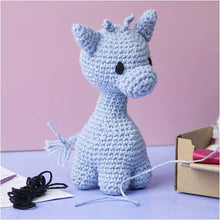 Load image into Gallery viewer, Hoooked X Creativ - Crochet Craft Kit - Amigurumi Blue Giraffe
