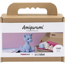 Load image into Gallery viewer, Hoooked X Creativ - Crochet Craft Kit - Amigurumi Blue Giraffe
