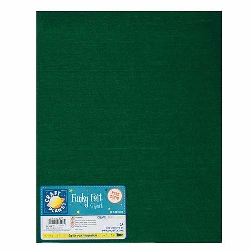 DoCrafts - A4 Felt Sheets - Christmas Green - Crafters Pack of 24