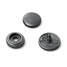 Load image into Gallery viewer, Trucraft Plastic Snaps Size 20 T5 - B60 Glossy Dark Silver (50 Sets)
