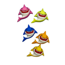 Load image into Gallery viewer, Dress it Up Buttons - Jawsome! Shark Novelty Buttons - 3 x Pack
