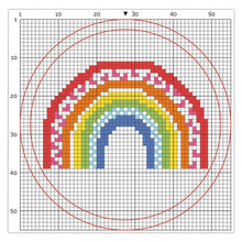 Load image into Gallery viewer, DoCrafts – Simply Make – Cross Stitch Kit: Boho Rainbow
