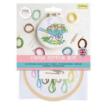 Load image into Gallery viewer, DoCrafts – Simply Make – Cross Stitch Kit: Gardening
