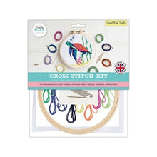 Load image into Gallery viewer, DoCrafts – Simply Make – Cross Stitch Kit: Coral Reef Turtle
