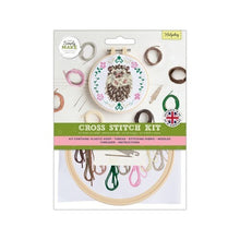 Load image into Gallery viewer, DoCrafts – Simply Make – Cross Stitch Kit: Hedgehog
