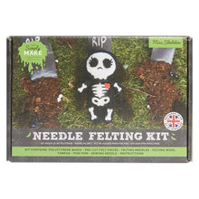 Load image into Gallery viewer, Simply Make - Halloween Needle Felting Kit - Skeleton
