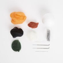 Load image into Gallery viewer, Simply Make - Halloween Needle Felting Kit - Pumpkin Trio

