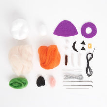Load image into Gallery viewer, Simply Make - Halloween Needle Felting Kit - Pumpkin Snail
