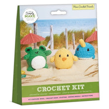 Load image into Gallery viewer, Simply Make - Crochet Craft Kit - Amigurumi Mini Friends Set
