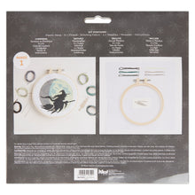 Load image into Gallery viewer, DoCrafts – Simply Make –  Halloween Cross Stitch Kit: Moon Witch
