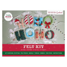 Load image into Gallery viewer, Simply Make - Felt Kit - Christmas Ho Ho Ho Garland
