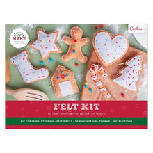 Load image into Gallery viewer, Simply Make - Felt Kit - Christmas Cookies - 7 Pieces
