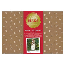 Load image into Gallery viewer, Simply Make - Needle Felting Kit - Snowman
