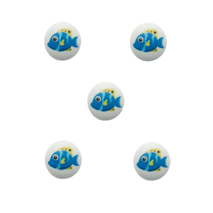 Trucraft - 15mm Fish Shank Buttons - Pack of 5