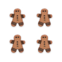 Load image into Gallery viewer, Trucraft - 16mm Gingerbread Man Buttons - Shank Fitting - Pack of 50

