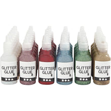 Load image into Gallery viewer, Creativ - Glitter Glue - Easy Application - 5 Shades - 20ml x 36 Bottles

