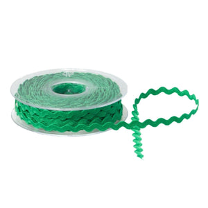 Trucraft - Ric Rac Trim - GREEN - 6mm Wide - 5 Metre Length