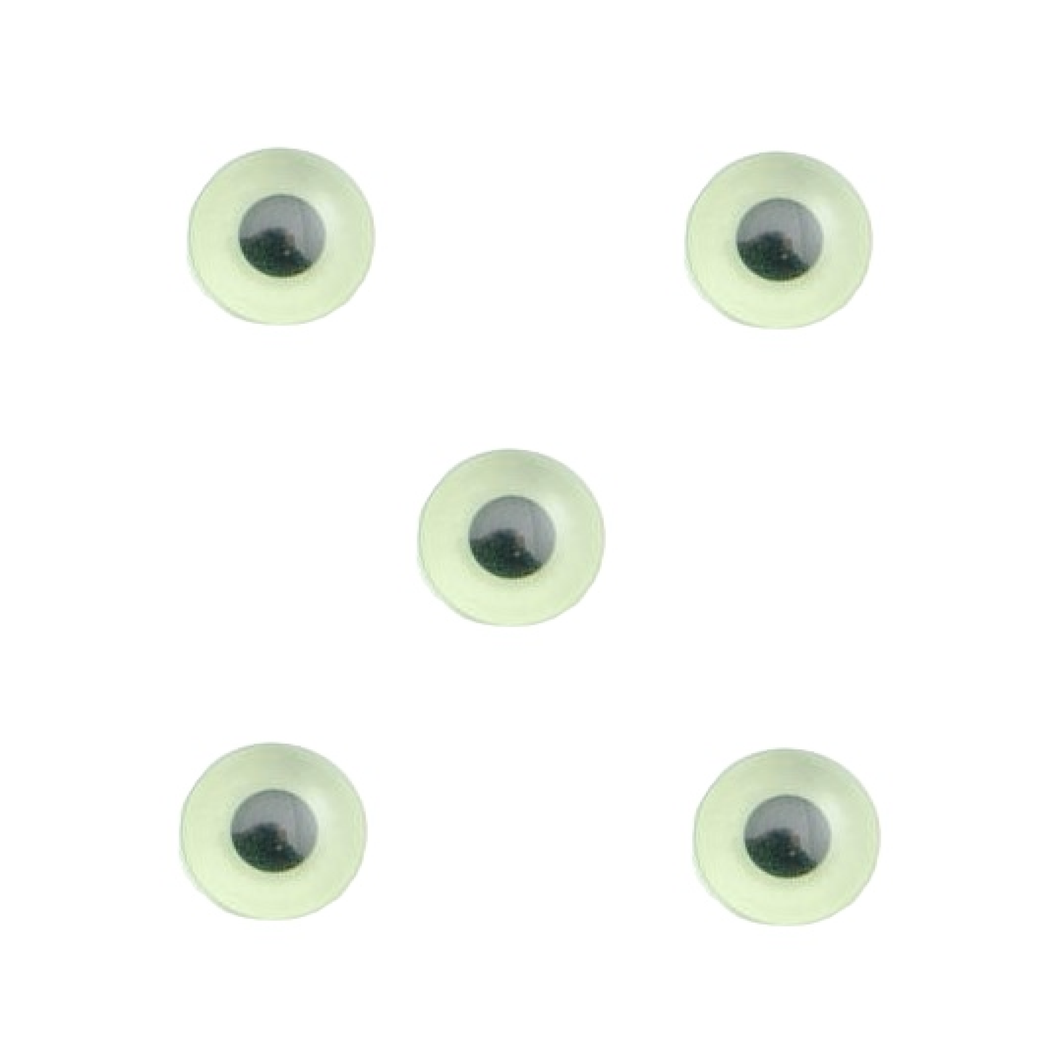 Trucraft - 15mm - Green Traditional Sew on Eye Shank Buttons - Pack of 5