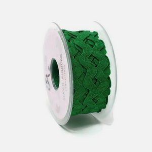 Super Ribbons - Ric Rac Trim - Green - 13mm Wide x 20m Reel – www ...