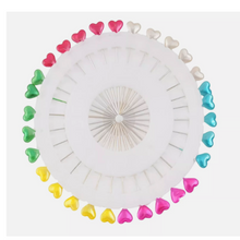 Load image into Gallery viewer, Trucraft - Sewing Pin Wheel - Heart Shape - Long Length x 30 Pieces
