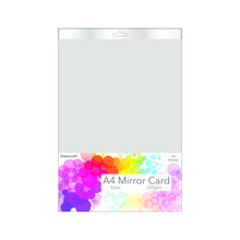 Load image into Gallery viewer, Habicraft A4 Silver Mirror Card: 10 Sheets, 250gsm Premium Cardstock
