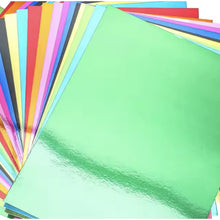 Load image into Gallery viewer, Habicraft A4 Emerald Green Mirror Card: 10 Sheets, 250gsm Cardstock
