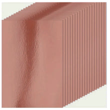 Load image into Gallery viewer, Habicraft A4 Rose Gold Mirror Card: 10 Sheets, 250gsm Cardstock

