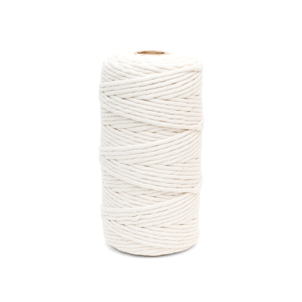 Habicraft - Macrame Cord - 100% Cotton - 3mm Wide x 100m - Cream