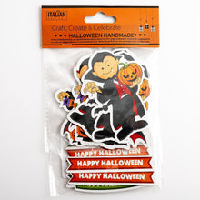 Load image into Gallery viewer, Italian Options - Halloween Die Cut Vampire Card Toppers
