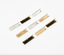 Load image into Gallery viewer, Trucraft – Silver Dotted Jewellery Clamps: 25mm (Pack of 50)

