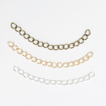 Load image into Gallery viewer, Trucraft – Jewellery Extender Chains: Gold - 6cm (Pack of 50)
