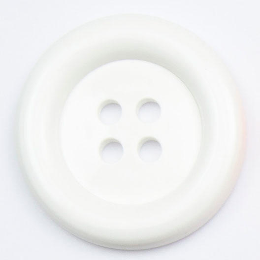 Trucraft - White Big Clown Buttons 51mm / 2