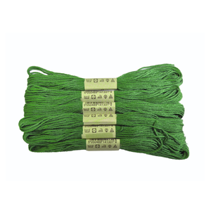 Trucraft - Embroidery Cross Stitch Thread - Colour Safe - 6 Skein Pack - Kelly Green