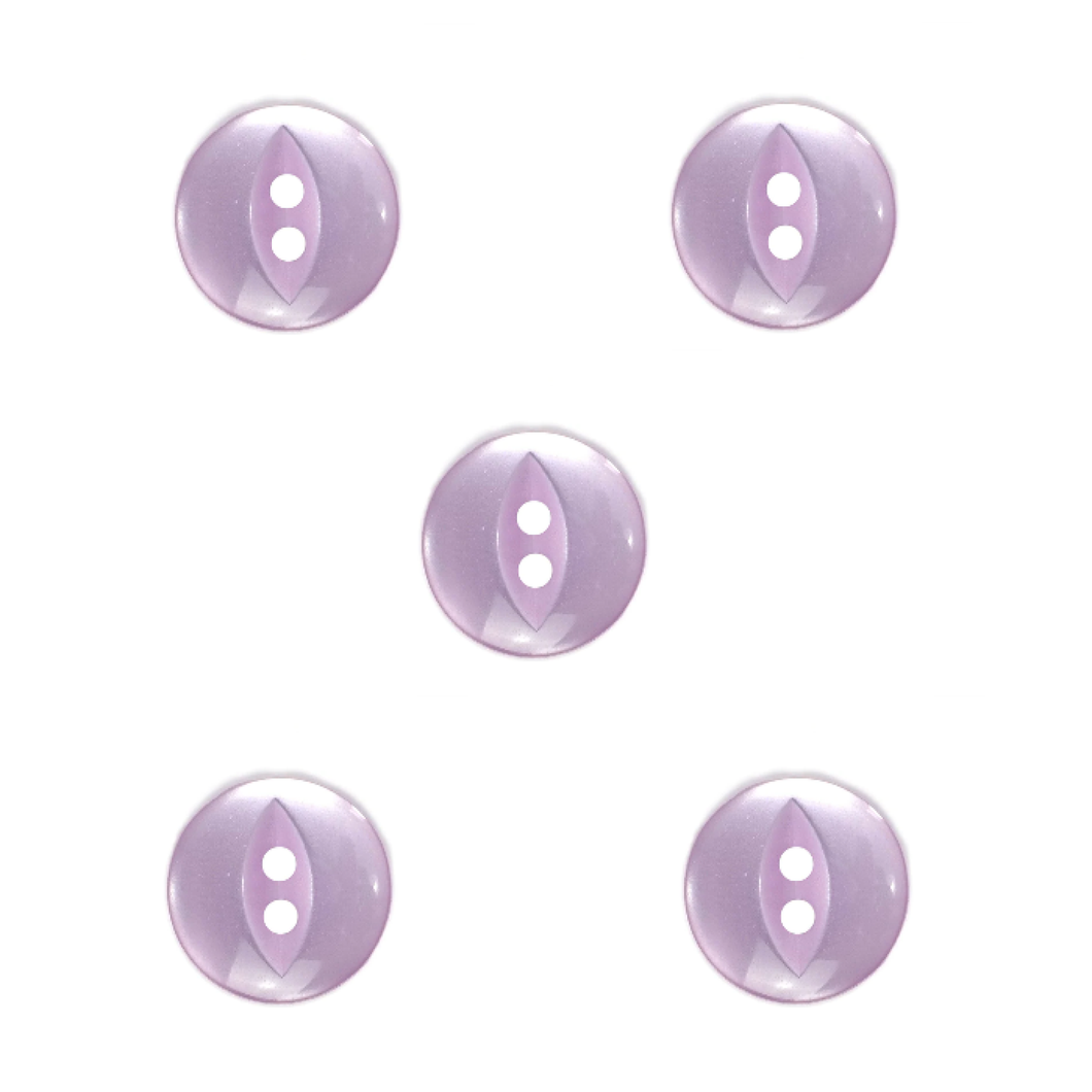 Trucraft - 19mm Fish Eye Buttons - Lilac - Pack of 5