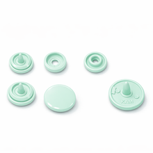 Load image into Gallery viewer, Trucraft Plastic Snaps Size 20 T5 - B19 Glossy Mint Green (50 Sets)
