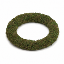 Load image into Gallery viewer, Trucraft - 10"  Green Pre-Mossed Round Wreath Ring
