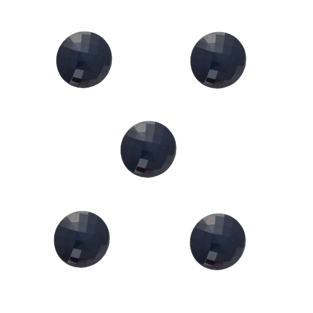 trucraft navy facet shank buttons