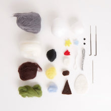 Load image into Gallery viewer, Simply Make - Needle Felting Kit - Badger with Bouquet
