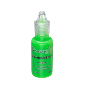 Dovecraft - Enamel Effects Paint - Easy Application - 20ml - Neon Green