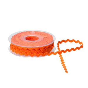 Trucraft - Ric Rac Trim - ORANGE - 6mm Wide - 5 Metre Length