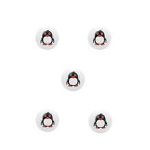 Load image into Gallery viewer, Trucraft - 15mm Penguin Buttons - Shank Fitting - Pack of 50
