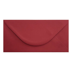 Trucraft - Deep Red - Matte Envelopes - 234mm x 125mm - Pack of 25