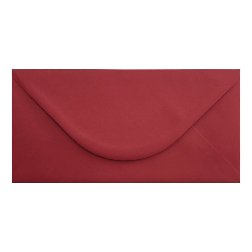 Trucraft - Deep Red - Matte Envelopes - 234mm x 125mm - Pack of 25
