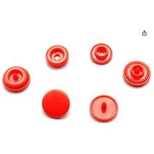 Load image into Gallery viewer, Trucraft Plastic Snaps Size 20 T5 - B38 Glossy Red (50 Sets)
