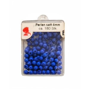 Trucraft - Plastic Beads - 4mm - Box of 180 - Royal Blue 135