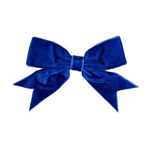 Load image into Gallery viewer, Trucraft - 8.5cm Velvet Ribbon Double Craft Bows - Royal Blue - Pack of 5
