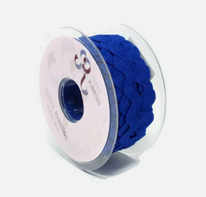 Super Ribbons - Ric Rac Trim - Royal Blue - 13mm Wide x 20m Reel – www ...