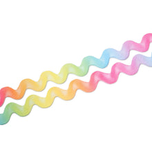Load image into Gallery viewer, Habicraft - Ric Rac Trim - Rainbow - 15mm Wide x 25m Reel
